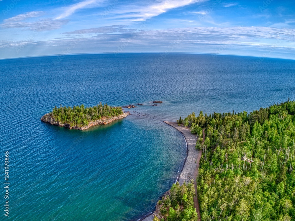 Splitrock Lighthouse State Park is located on the North Shore of Lake Superior in Minnesota