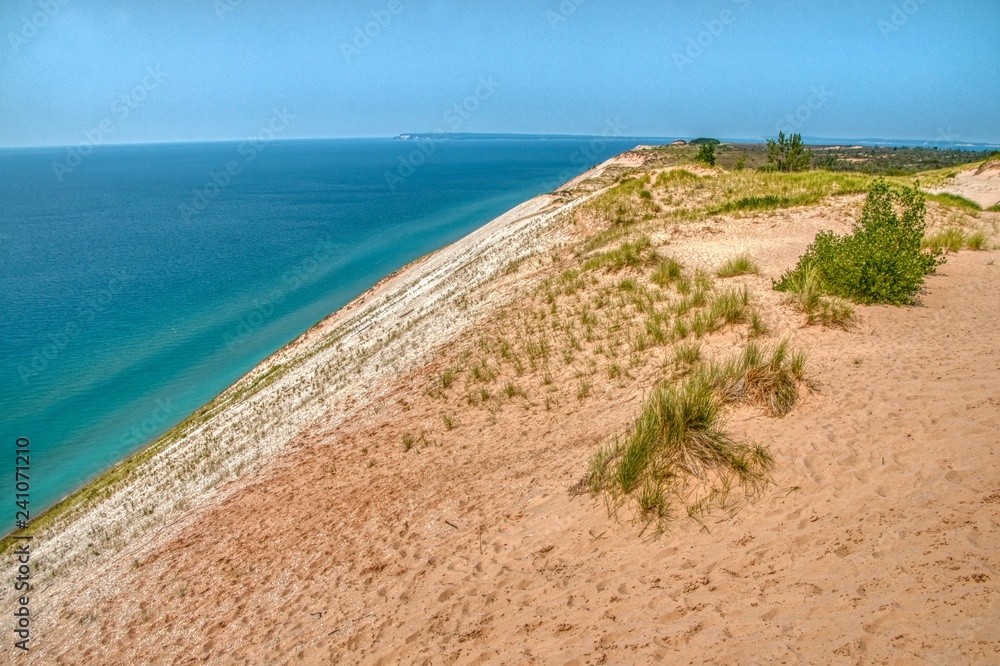 Sleeping Bear National Seashore is located on Lake Michigan