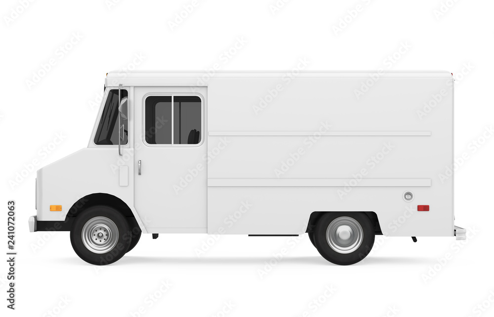 Delivery Van Isolated