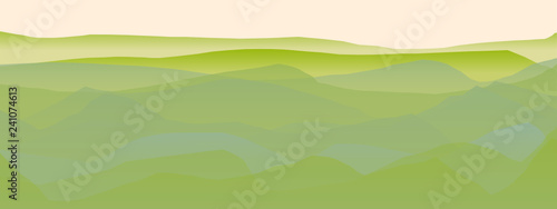 Farbige Berge, Wellen, abstrakte Oberfläche, moderner Hintergrund, Vektorgrafik Illustration für dein Projekt