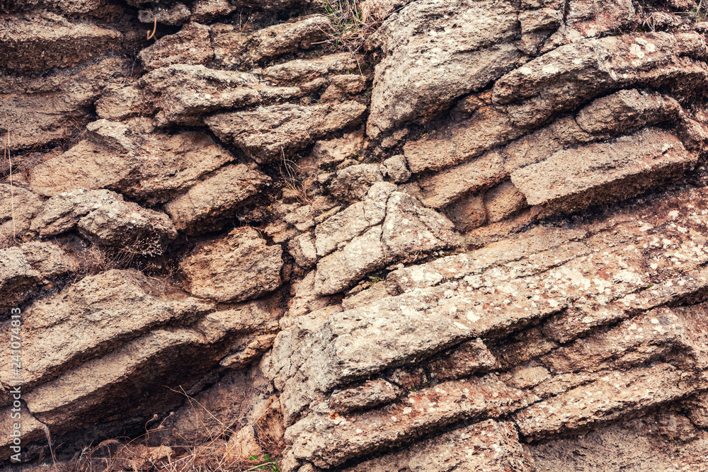 Rock layers texture background Rock layers texture background