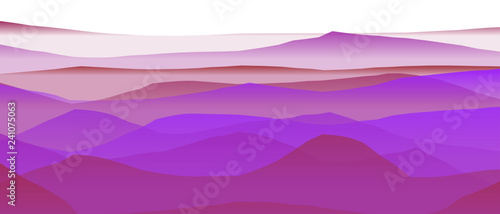 Farbige Berge, Wellen, abstrakte Oberfläche, moderner Hintergrund, Vektorgrafik Illustration für dein Projekt
