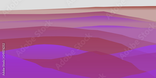 Farbige Berge, Wellen, abstrakte Oberfläche, moderner Hintergrund, Vektorgrafik Illustration für dein Projekt