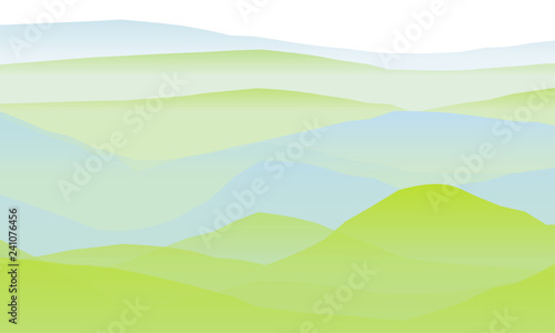 Farbige Berge, Wellen, abstrakte Oberfläche, moderner Hintergrund, Vektorgrafik Illustration für dein Projekt