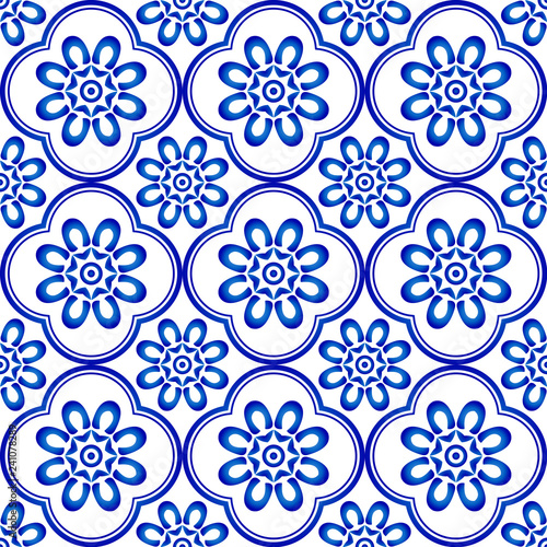 flower tile pattern