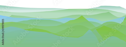 Farbige Berge, Wellen, abstrakte Oberfläche, moderner Hintergrund, Vektorgrafik Illustration für dein Projekt