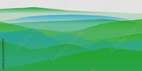 Farbige Berge, Wellen, abstrakte Oberfläche, moderner Hintergrund, Vektorgrafik Illustration für dein Projekt
