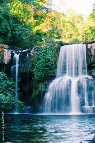waterfall in forest