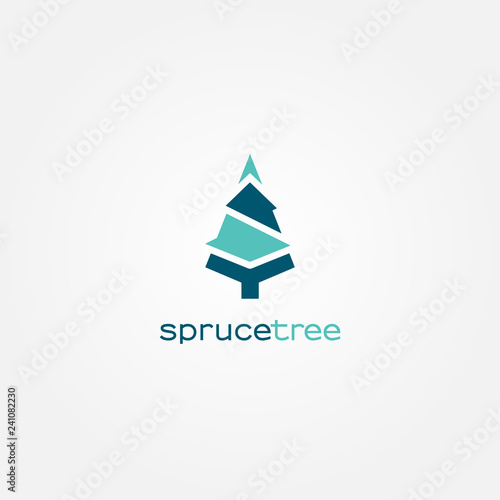 Spruce Tree Logo Symbol Icon