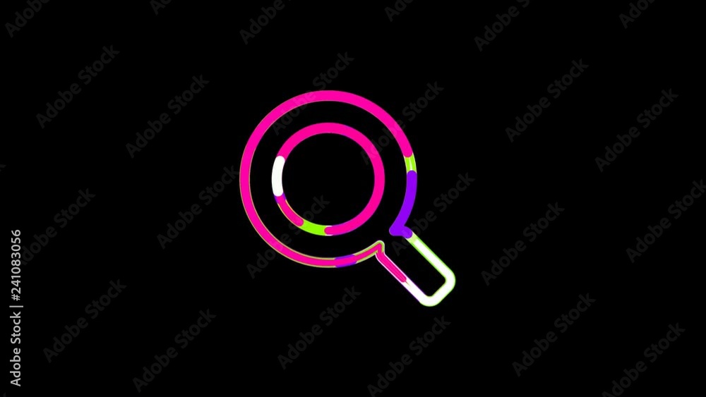 Circles gather in symbol search. After it crumbles in a line and moves to the camera. Alpha channel black Circles gather in symbol search. After it crumbles in a line and moves to the camera. Alpha channel black
