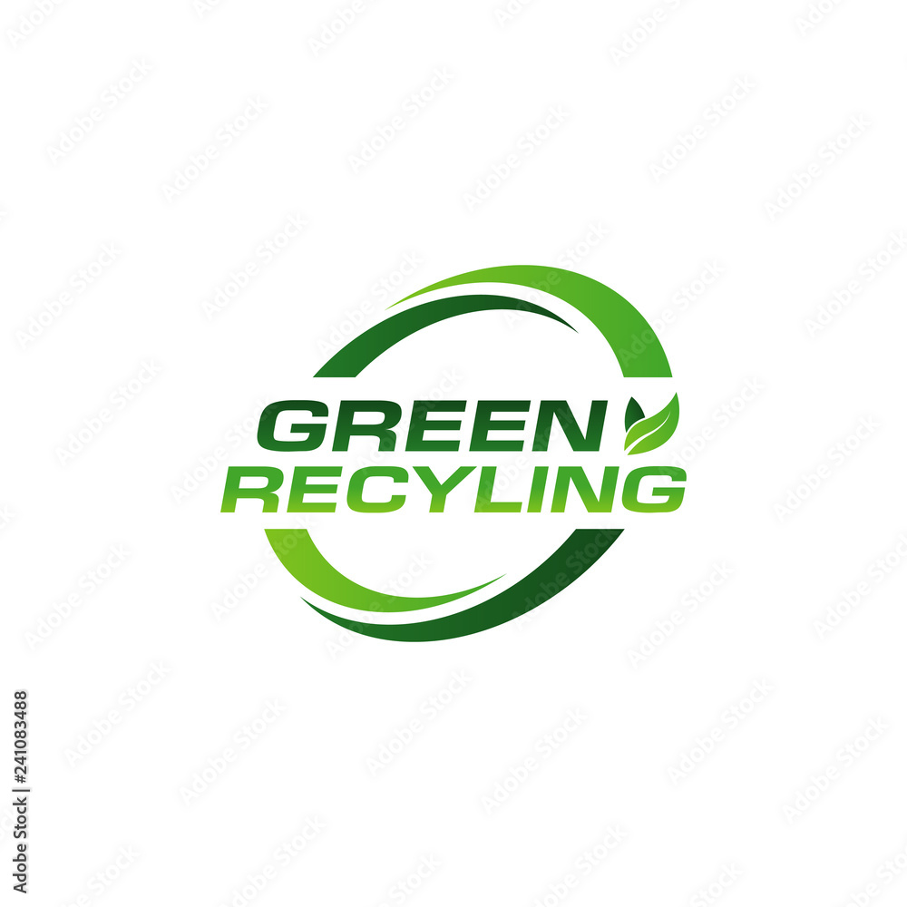 Green Recycling Logo Symbol Green Recycling Logo Symbol
