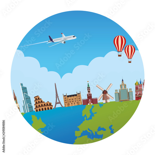 world monuments icons