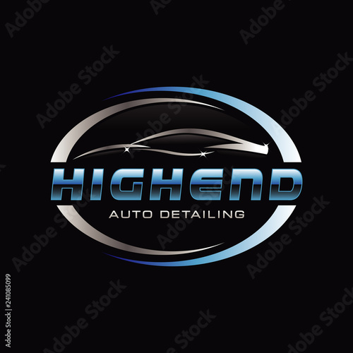 Car Auto Detail Logo Symbol 