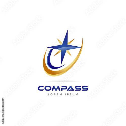 Compass Direction Logo Design