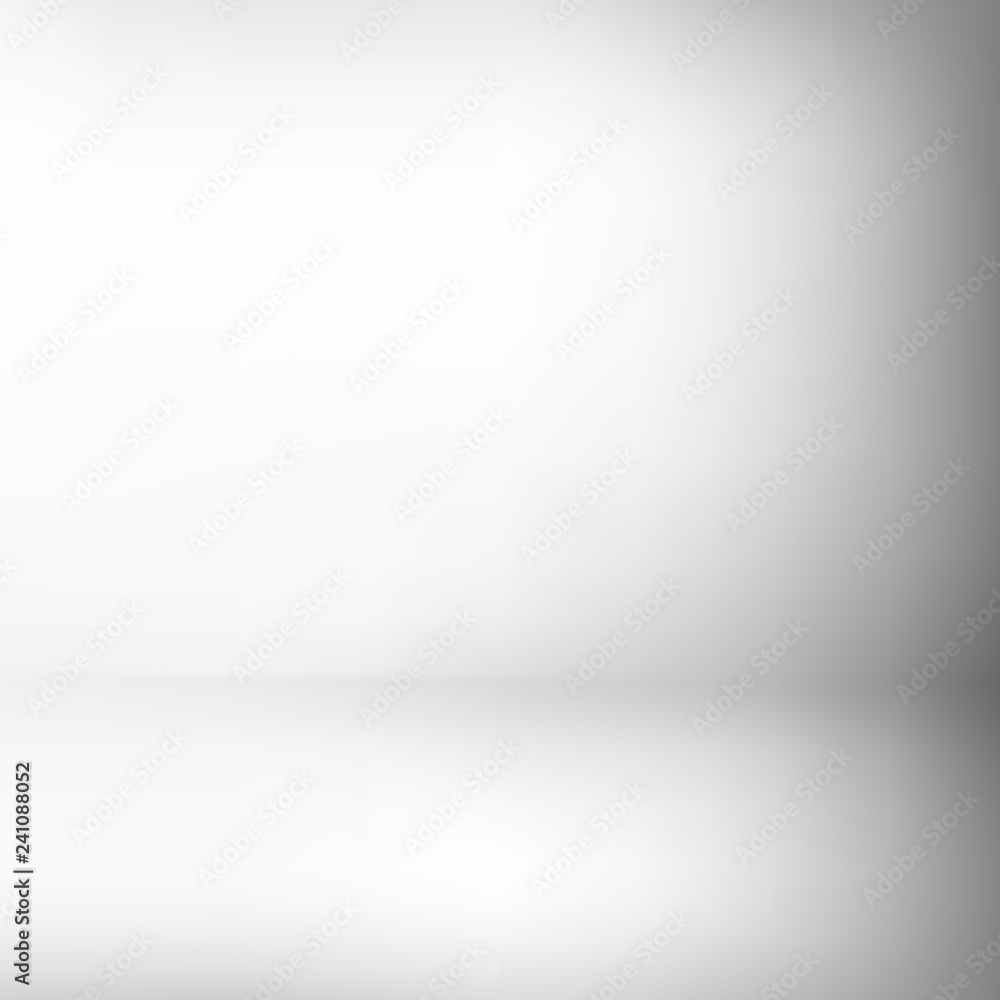 Vector white grey abstract background empty room with spotlight effect Vector white grey abstract background empty room with spotlight effect