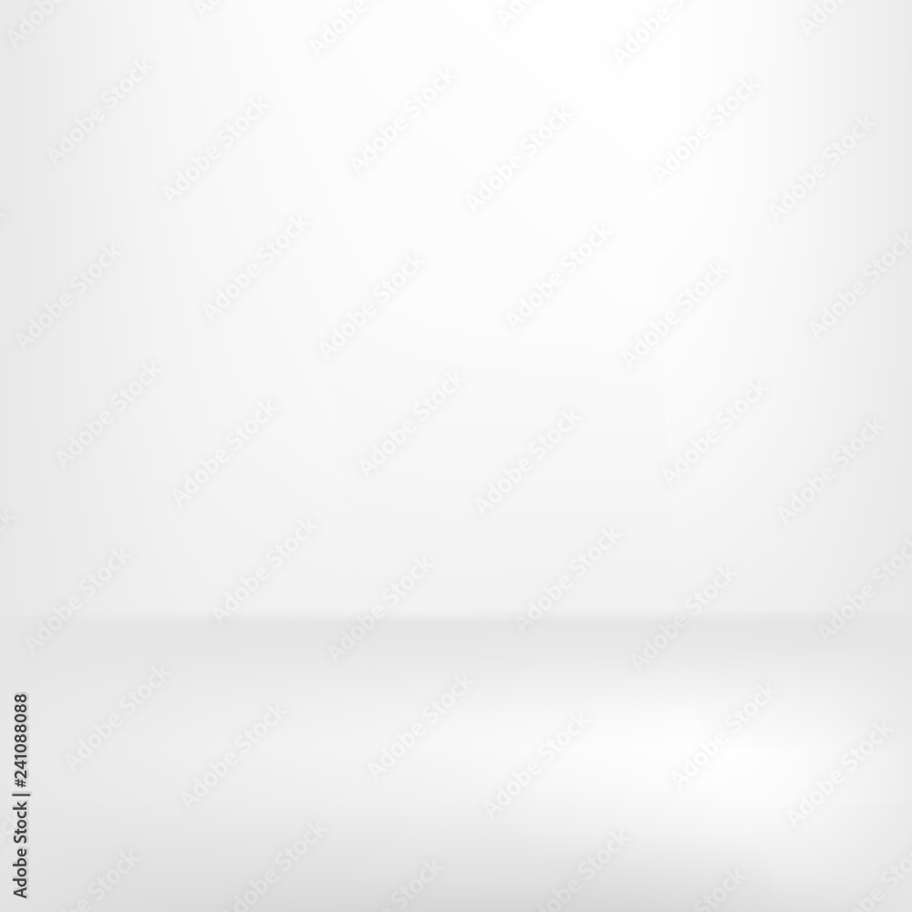 Vector white grey abstract background empty room with spotlight effect Vector white grey abstract background empty room with spotlight effect