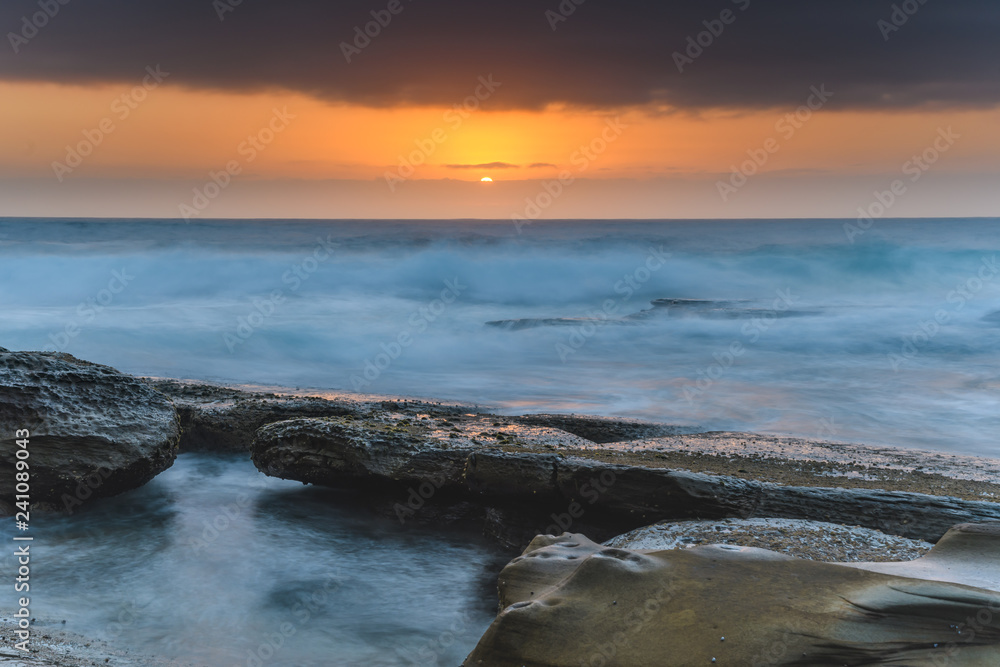 An Atmospheric Sunrise Seascape