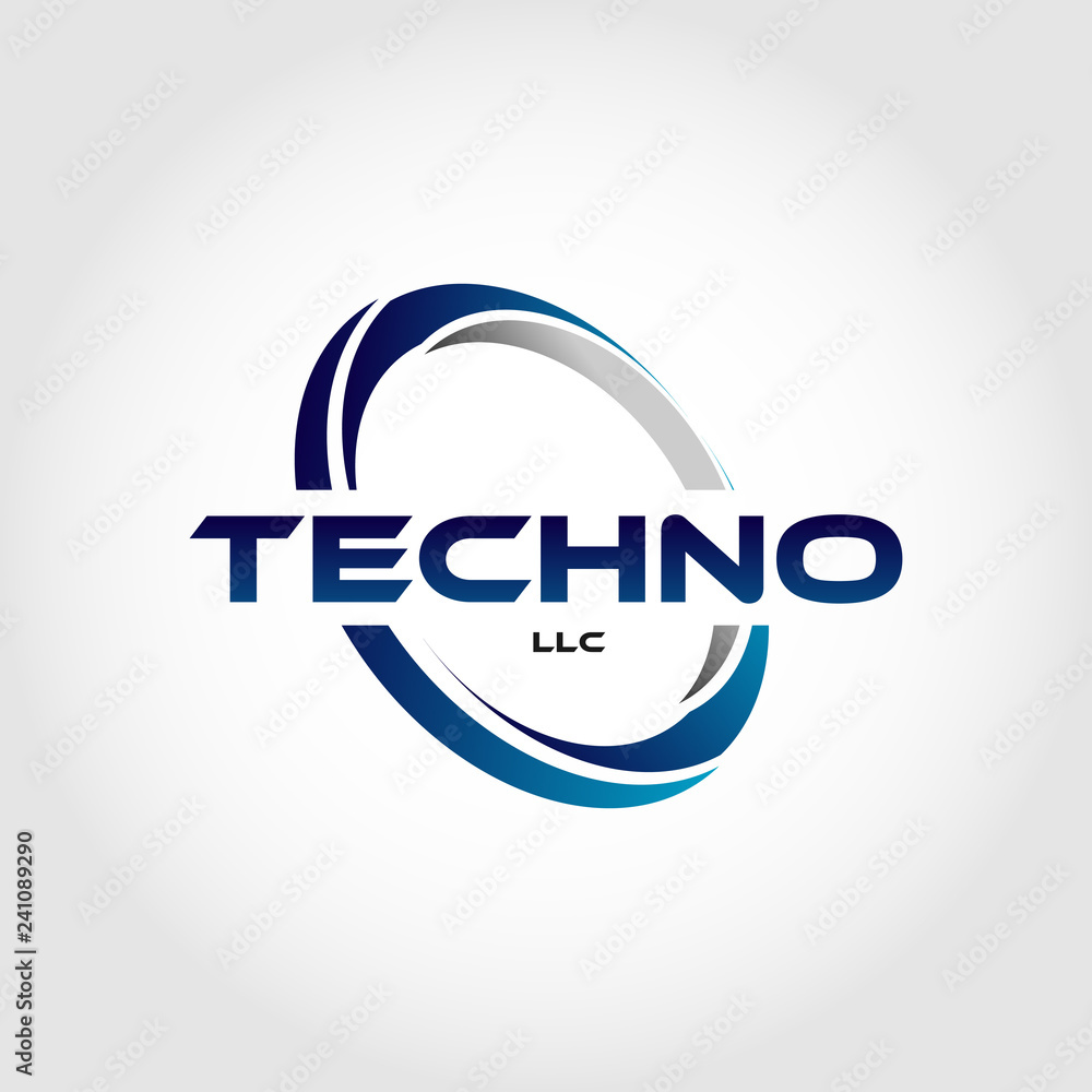 Blue Circle Logo Template Sign Symbol Icon Blue Circle Logo Template Sign Symbol Icon