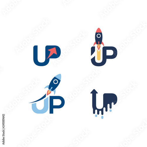 Start Up Logo Set Logo Sign Symbol Icon