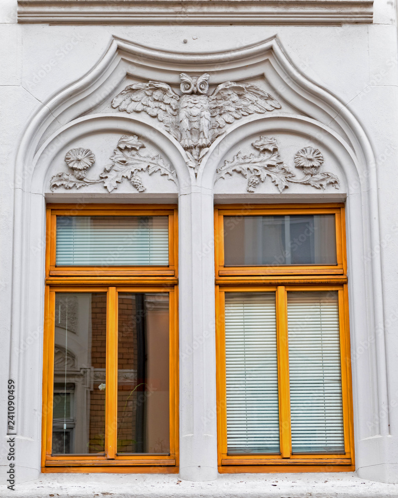 art nouveau house windows, Germany