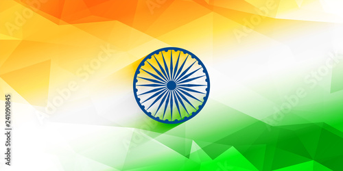 abstract indian flag background design
