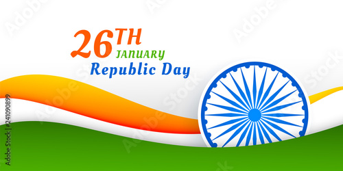 happy indian republic day banner design