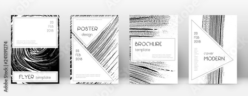 Cover page design template. Stylish brochure layou