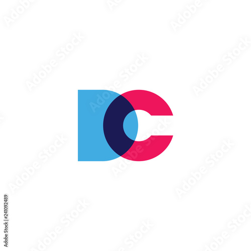 dc cd letter logo vector icon lettermark sign