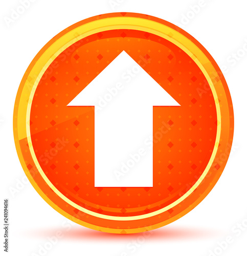 Free Download Upload icon natural orange round button - GFXLoad