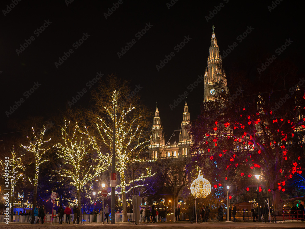 Christmas Time, Town Hall in Vienna