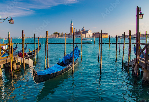 Gondolas in Venice © Jana