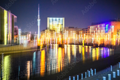 Photography Abstract Сityscape on the Spree RIver