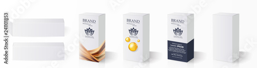 Box, packaging template for product vector design illustration.