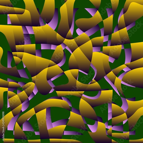 Vector contrasting background of models of different shapes.