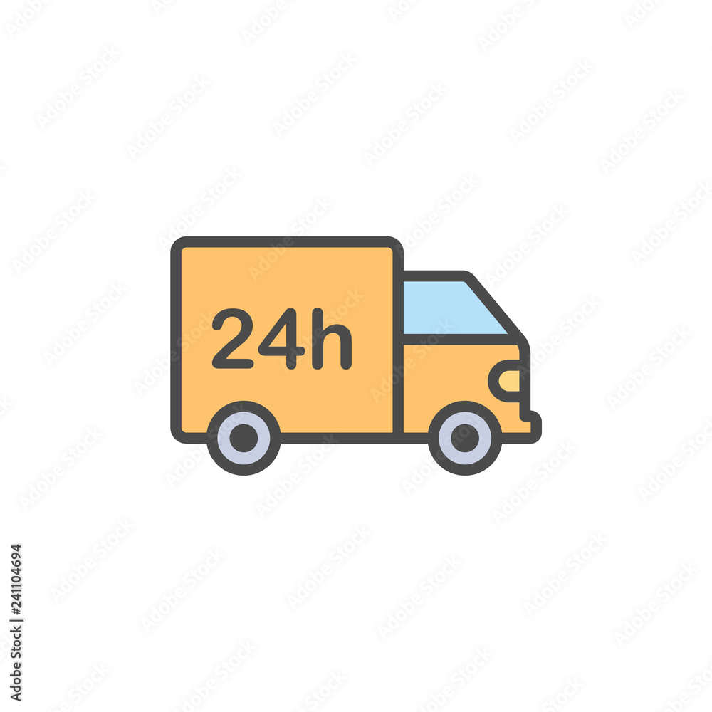 Shipping flat vector icon sign symbol Shipping flat vector icon sign symbol