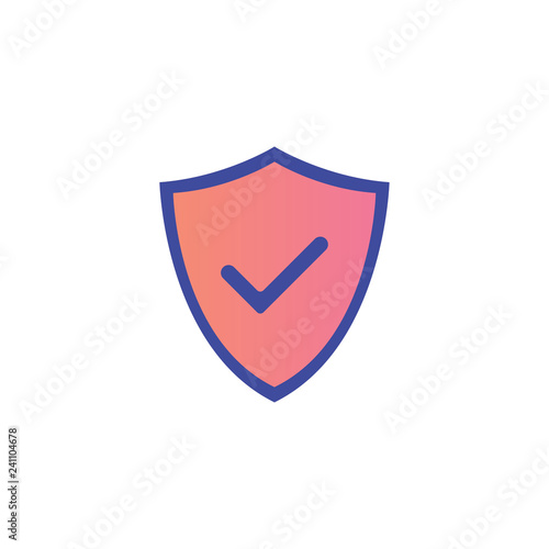 Free Download Shield flat vector icon sign symbol - GFXLoad