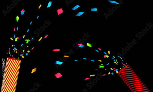 holiday crackers with serpentine