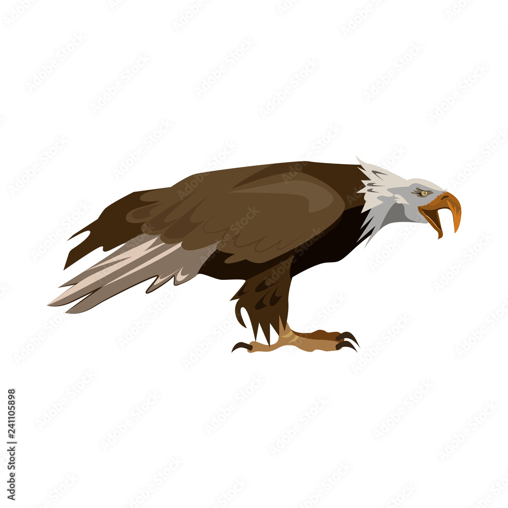 Obraz premium Small sparrow illustration. Bird, small, cute. Nature life concept. Vector illustration can be used for topics like nature, animal world, encyclopedia