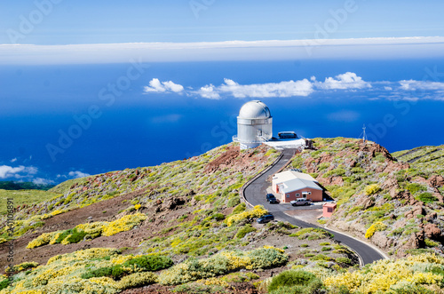 astromical observatory Roque de los muchachos la palma photo