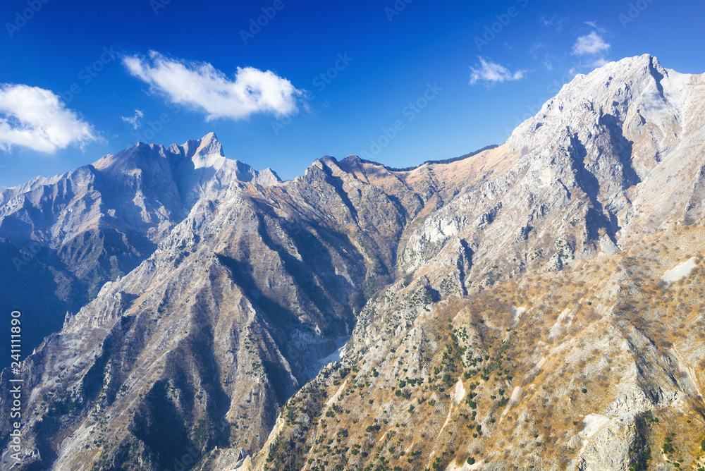 Peaks of Apuan alps