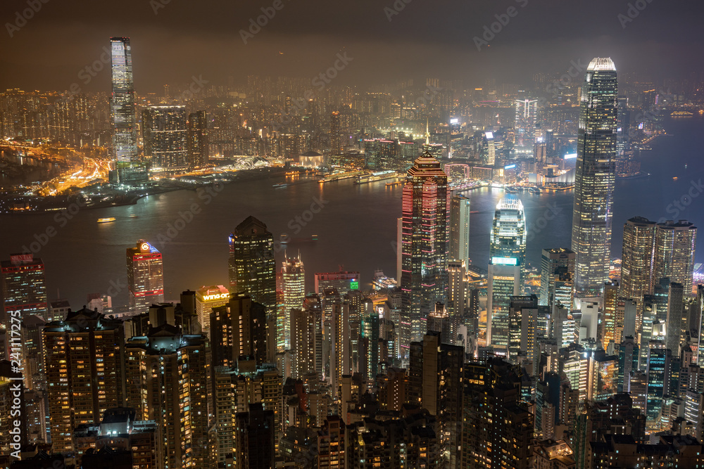 Hong Kong, China, Metropole, Hochhäuser, Hong Kong, China, Metropole, Hochhäuser,