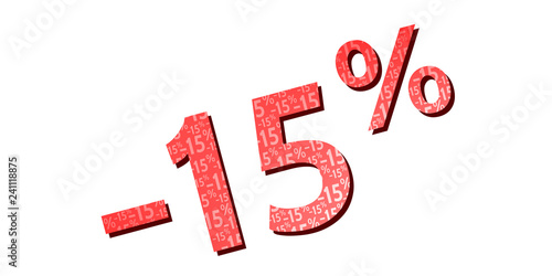 Bouton Fond de -15%