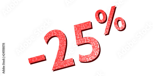 Bouton Fond de -25%