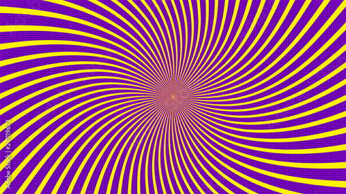 Swirling radial vortex back...