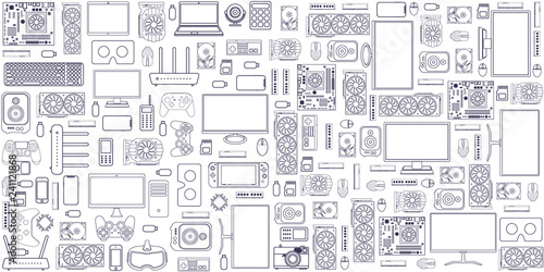 Gadgets and devices pattern