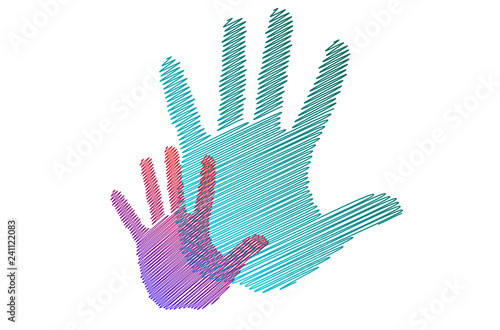 mani, comunità colori	