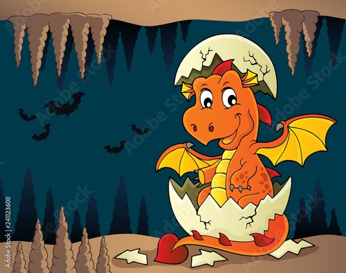 Dragon hatching from egg image 6