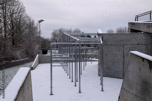 climbing frame in steel