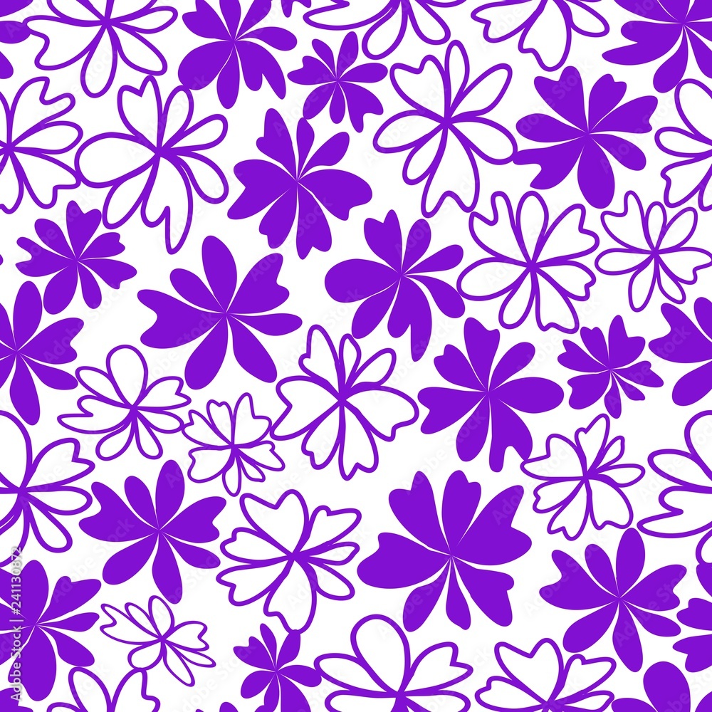 Seamless flower pattern Seamless flower pattern