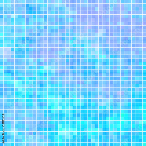 abstract vector square pixel mosaic background